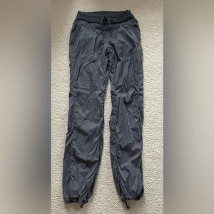 Lululemon lined studio pants, size 4, gray color, longer length